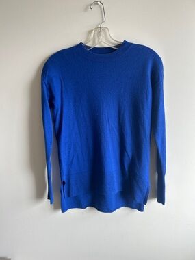 Max Studio 100% Merino Wool Sweater Royal Blue Small